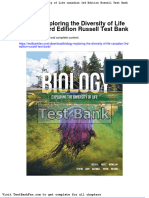 Dwnload Full Biology Exploring The Diversity of Life Canadian 3rd Edition Russell Test Bank PDF