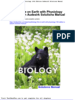 Dwnload Full Biology Life On Earth With Physiology 10th Edition Audesirk Solutions Manual PDF