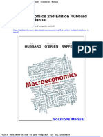 Dwnload Full Macroeconomics 2nd Edition Hubbard Solutions Manual PDF