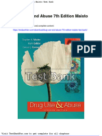 Dwnload Full Drug Use and Abuse 7th Edition Maisto Test Bank PDF