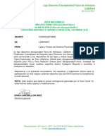 Convocatoria Interligas Medellin