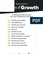 EntreLeadership Growth Journal