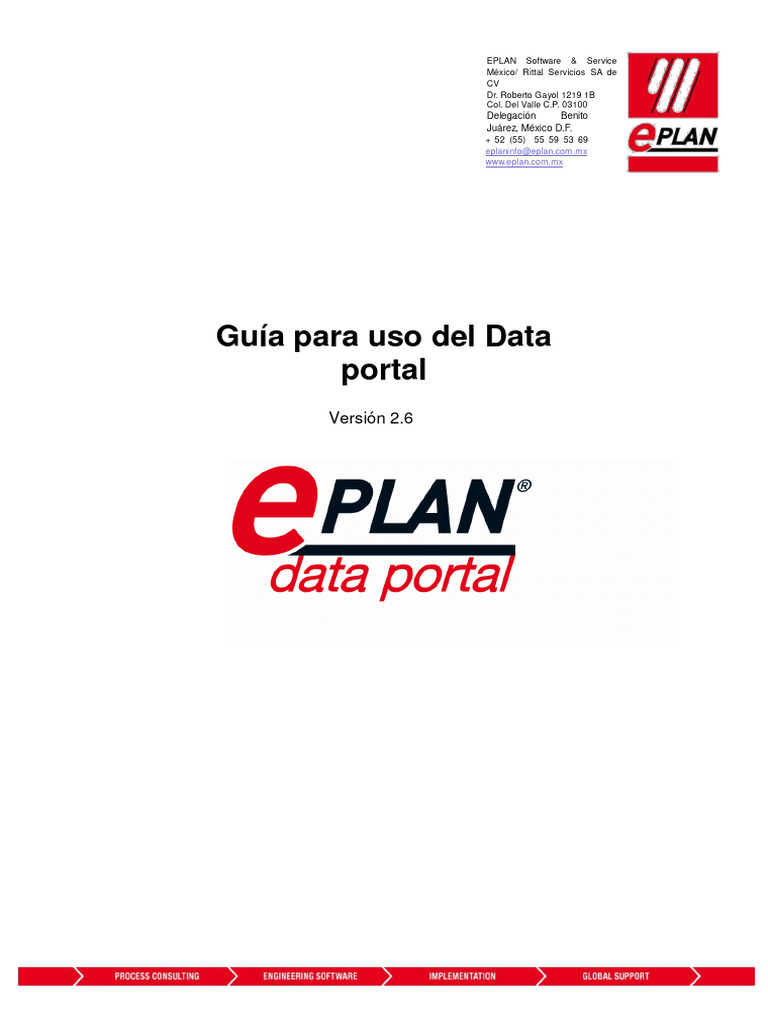 Guía de Uso del EPLAN Data Portal | PDF | Hipervínculo | Ingeniería de ...