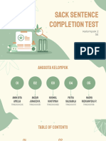 Sack Sentence Completion Test (SSCT) - Administrasi Tes Psikologi - Tes Kognitif 