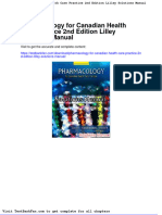 Dwnload Full Pharmacology For Canadian Health Care Practice 2nd Edition Lilley Solutions Manual PDF