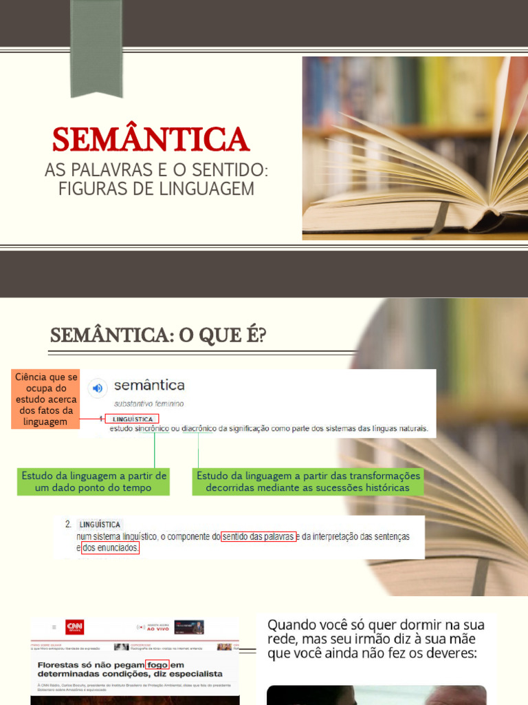 Semântica - Figuras de Linguagem | Download grátis PDF | Metáfora ...