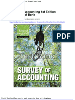 Dwnload Full Survey of Accounting 1st Edition Kimmel Test Bank PDF