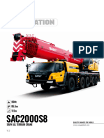 Sany Crane-Brochure SAC2000S8 032553