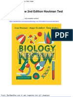 Dwnload Full Biology Now 2nd Edition Houtman Test Bank PDF