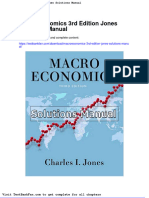 Dwnload Full Macroeconomics 3rd Edition Jones Solutions Manual PDF