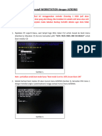 Manual Install Workstation Dengan ACRONIS