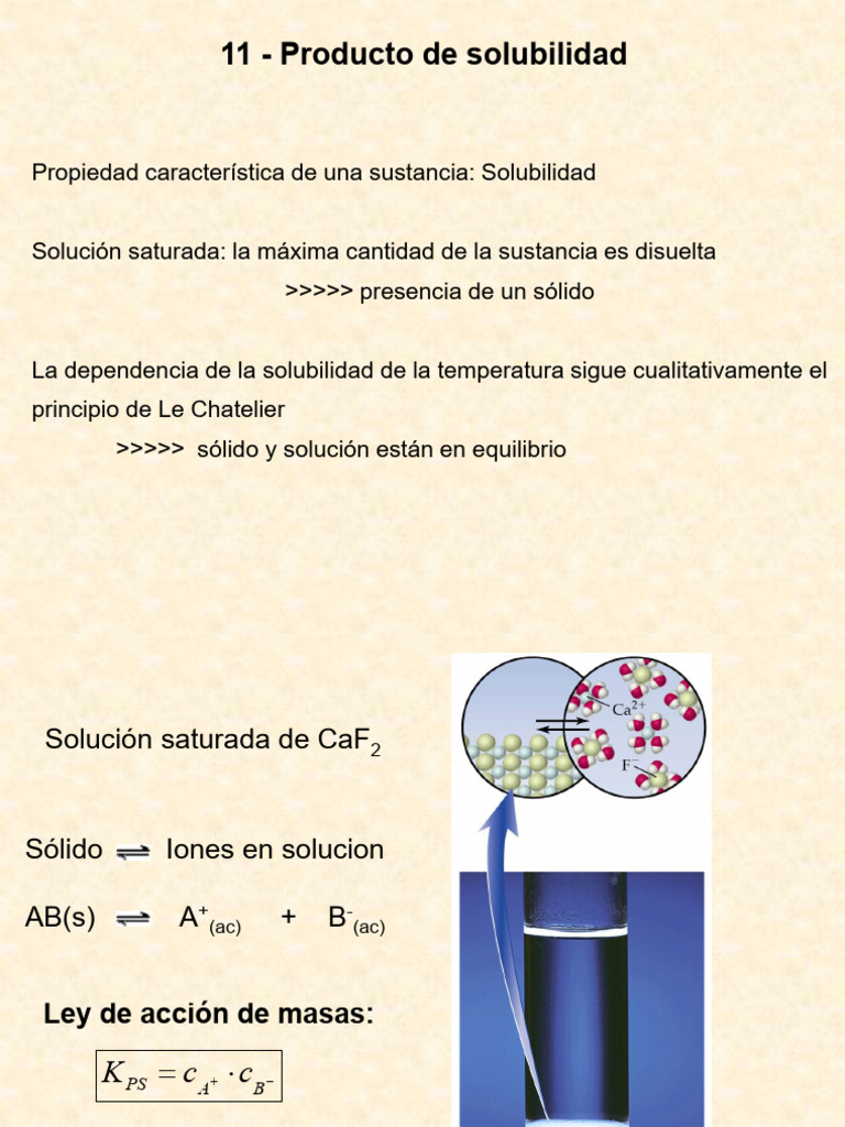 Capitulo 11 - Producto de Solubilidad | PDF | Ciencia y matemáticas ...