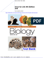 Dwnload Full Biology Science For Life 4th Edition Belk Test Bank PDF
