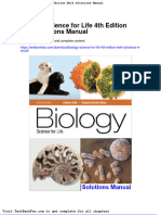 Dwnload Full Biology Science For Life 4th Edition Belk Solutions Manual PDF