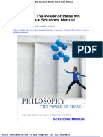 Dwnload Full Philosophy The Power of Ideas 9th Edition Moore Solutions Manual PDF