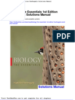 Dwnload Full Biology The Essentials 1st Edition Hoefnagels Solutions Manual PDF