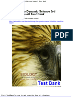 Dwnload Full Biology The Dynamic Science 3rd Edition Russell Test Bank PDF