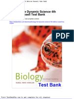 Dwnload Full Biology The Dynamic Science 4th Edition Russell Test Bank PDF