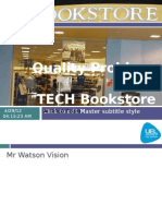 Quality Problems at TECH Bookstore: Click To Edit Master Subtitle Style