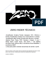 Zero Rider Tecnico