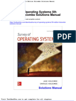Dwnload Full Survey of Operating Systems 5th Edition Holcombe Solutions Manual PDF