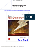 Dwnload Full Survey of Operating Systems 5th Edition Holcombe Test Bank PDF