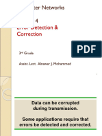 Lecture 4-Error Detection and Correction