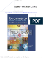 Dwnload Full e Commerce 2017 14th Edition Laudon Test Bank PDF