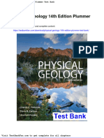 Dwnload Full Physical Geology 14th Edition Plummer Test Bank PDF