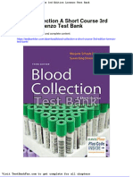 Dwnload Full Blood Collection A Short Course 3rd Edition Lorenzo Test Bank PDF