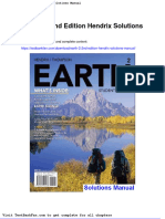 Dwnload Full Earth 2 2nd Edition Hendrix Solutions Manual PDF