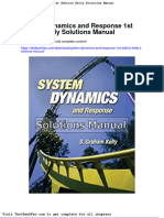 Dwnload Full System Dynamics and Response 1st Edition Kelly Solutions Manual PDF