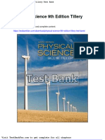 Dwnload Full Physical Science 9th Edition Tillery Test Bank PDF