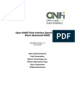Open NAND Flash Interface Specification-Blocking Abstracted NAND