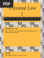 Criminal Law I - Jim Sison