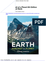 Dwnload Full Earth Portrait of A Planet 6th Edition Marshak Test Bank PDF