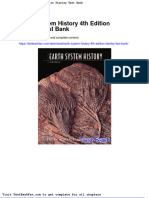 Dwnload Full Earth System History 4th Edition Stanley Test Bank PDF