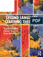 Preview Second Language Learning Theories