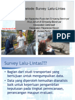 Metode Survey Lalu Lintas