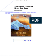 Dwnload Full Earths Climate Past and Future 3rd Edition Ruddiman Test Bank PDF