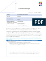 Formato - Cuaderno de Campo