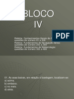 Bloco IV QUESTÕES CGA