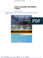Dwnload Full Macroeconomics Canadian 5th Edition Mankiw Test Bank PDF