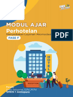 Modul Ajar Perhotelan - Menyediakan Layanan Akomodasi Reception - Fase F