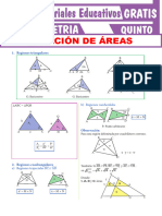 Relación de Áreas para Quinto Grado de Secundaria