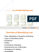 Overview of Advertising Law