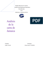 Analisis de La Carta de Jamaica