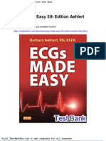 Dwnload Full Ecgs Made Easy 5th Edition Aehlert Test Bank PDF