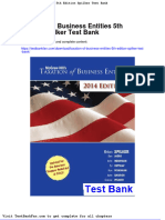 Dwnload Full Taxation of Business Entities 5th Edition Spilker Test Bank PDF