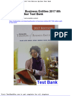 Dwnload Full Taxation of Business Entities 2017 8th Edition Spilker Test Bank PDF